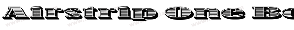 Airstrip One Bold字体转换